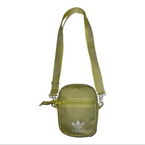 ADIDAS neon green crossbody bag